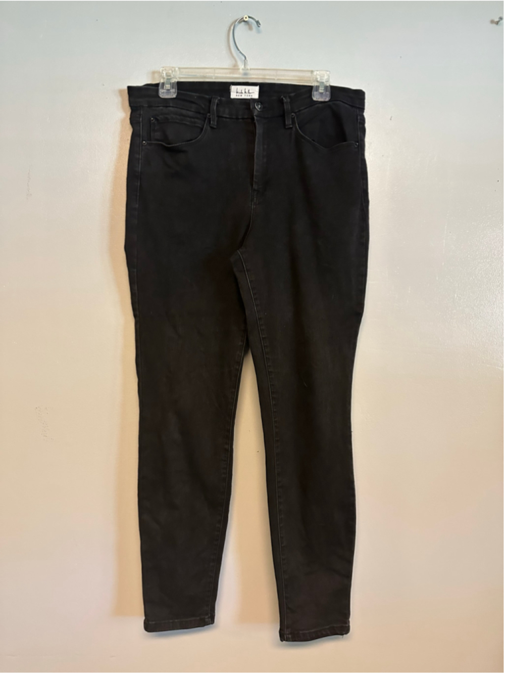 Nicole Miller Soho High Rise Skinny Jeans Black Women’s Size 10